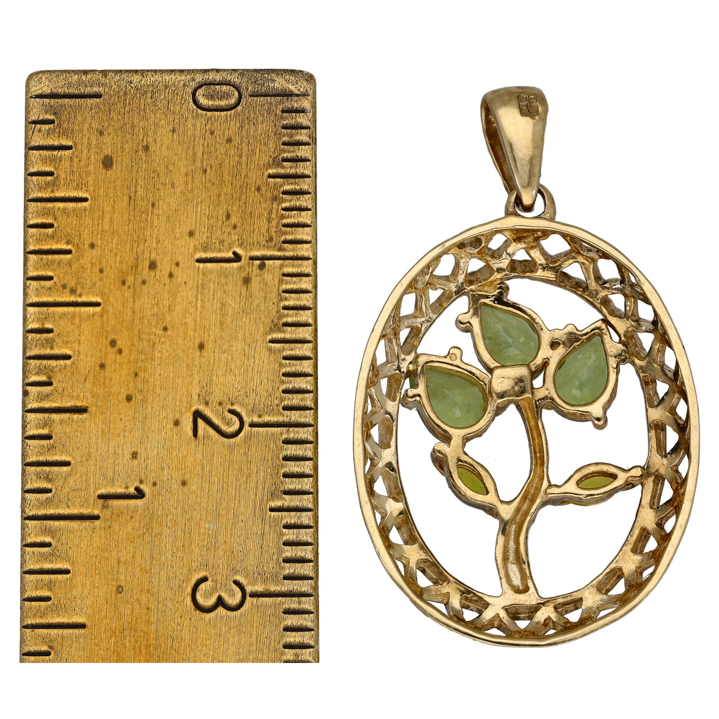 9ct Gold Sapphire Dress/Cocktail Pendant