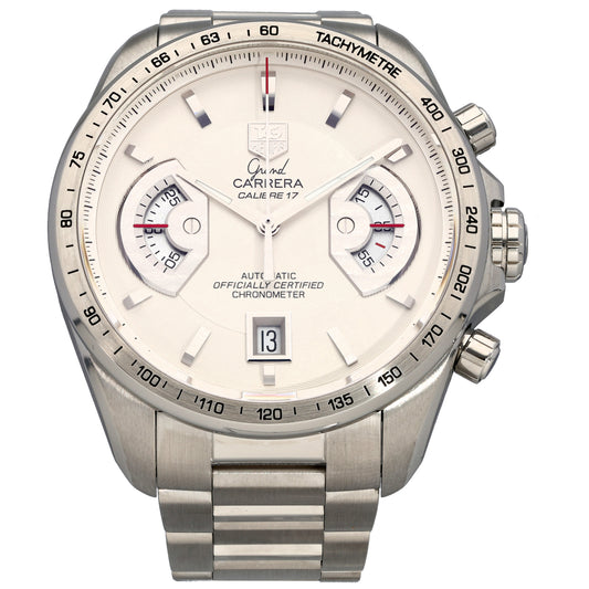 Tag Heuer Grand Carrera CAV511B 43mm Stainless Steel Watch