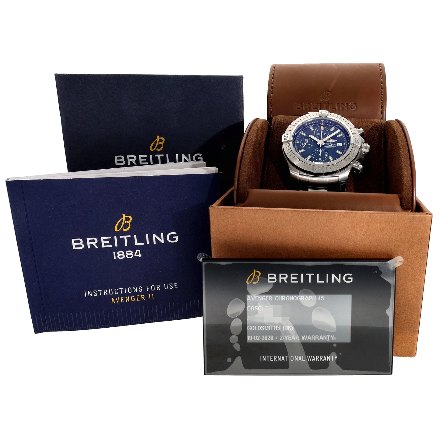 Breitling Avenger A13317 45mm Stainless Steel Watch