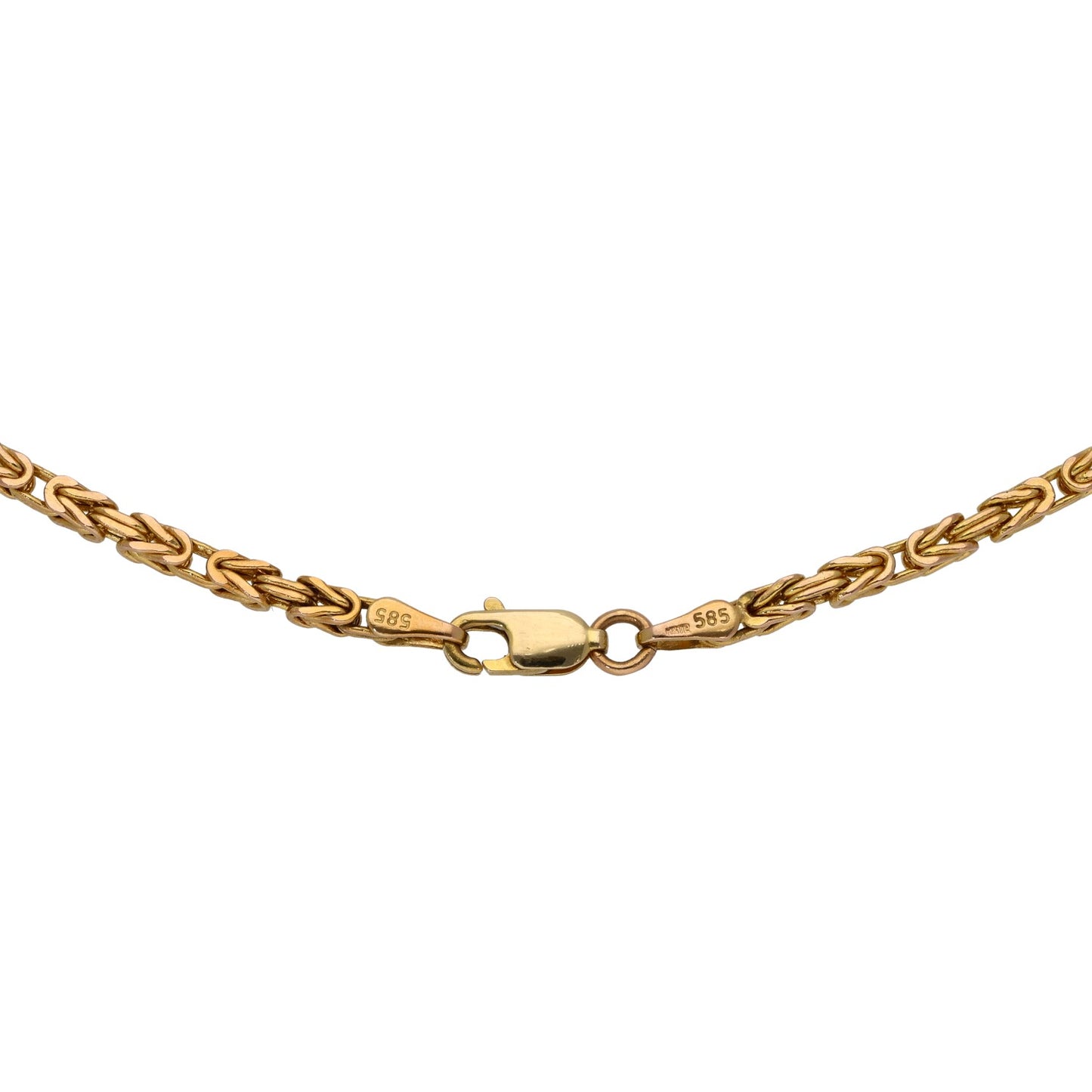 14ct Gold Byzantine Chain 22"