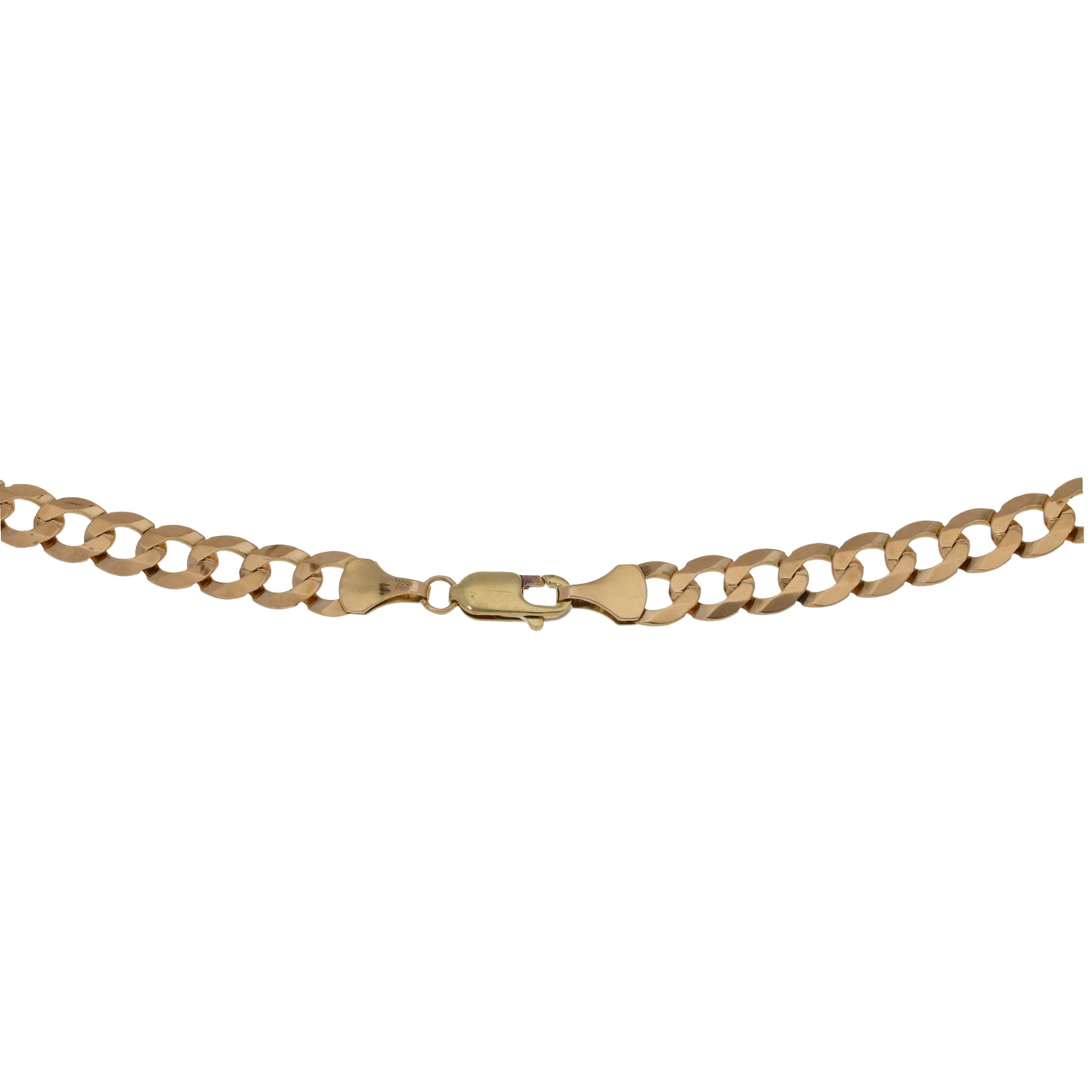 9ct Gold Curb Chain 18"