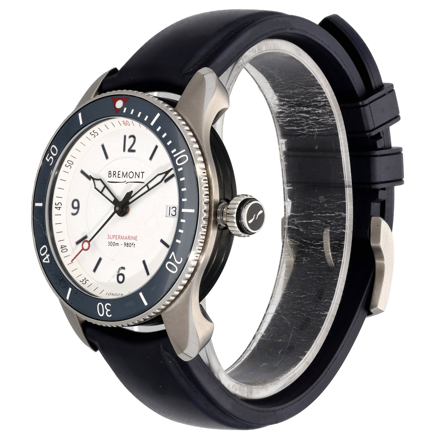 Bremont S300-WH-R-S 39mm Stainless Steel Watch