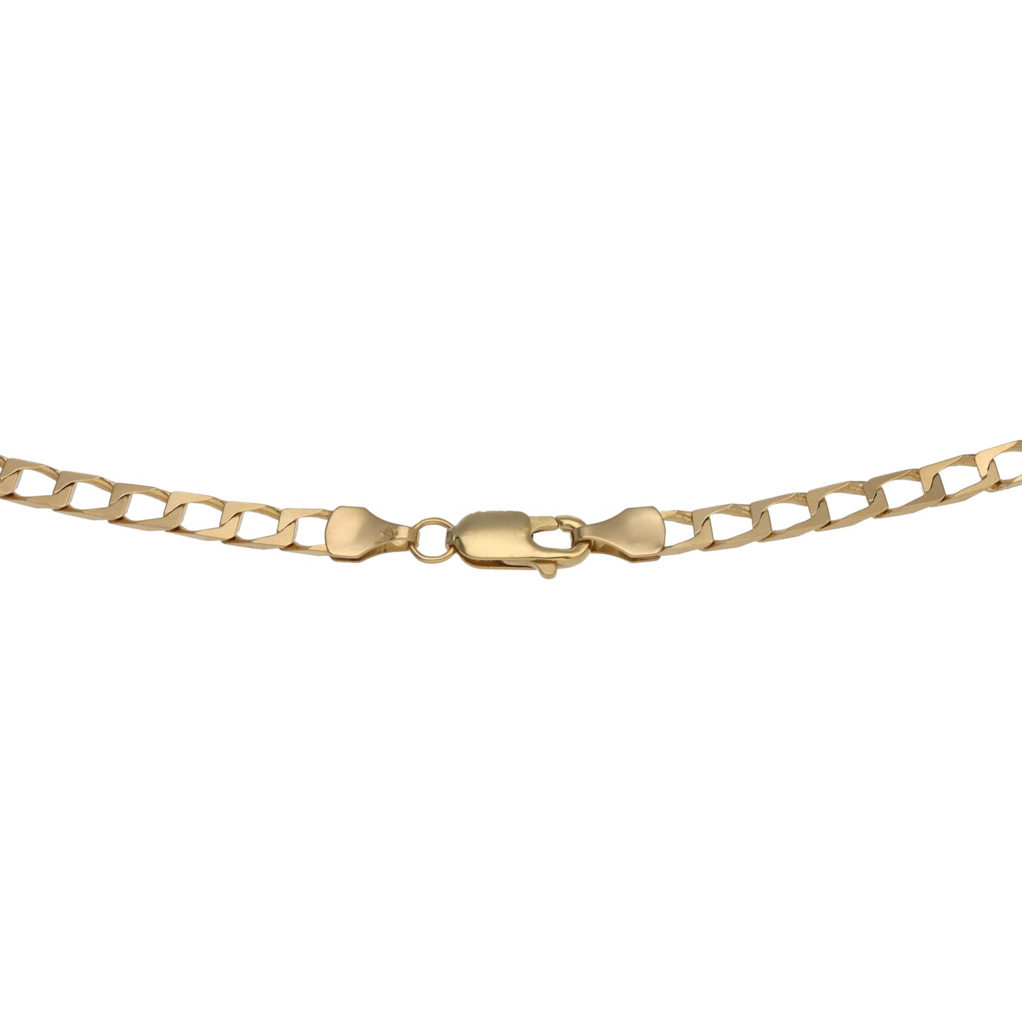 9ct Gold Curb Chain 18"