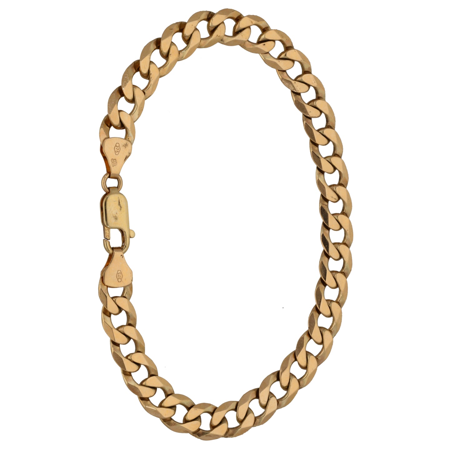 9ct Gold Curb Bracelet