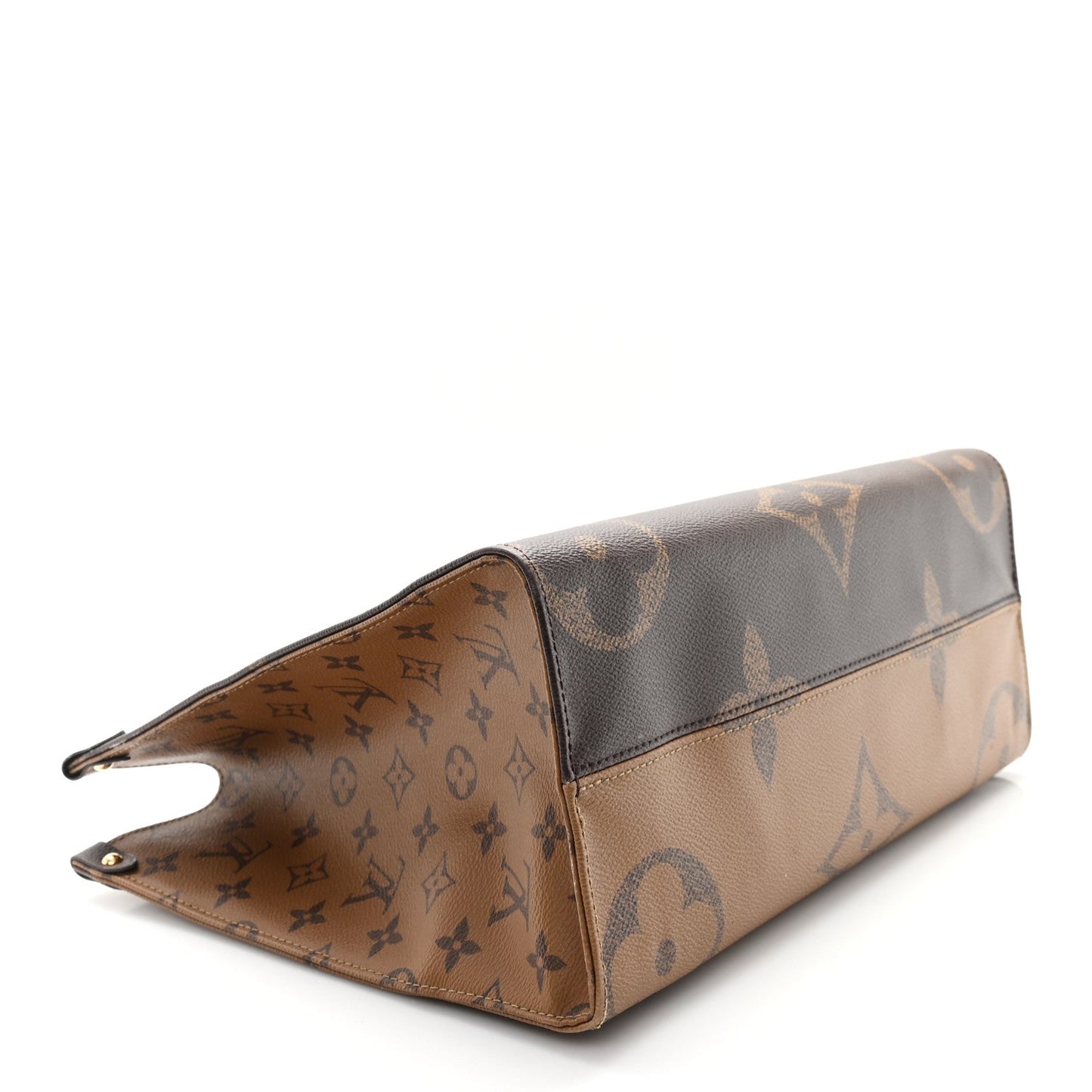 Louis Vuitton MM OnTheGo Tote Monogram Reverse Coated Canvas Bag - Brown