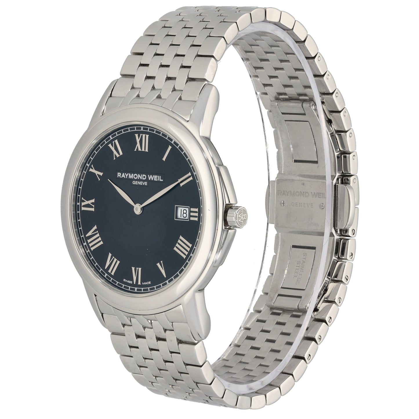 Raymond Weil Tradition 5466 39mm Stainless Steel Watch