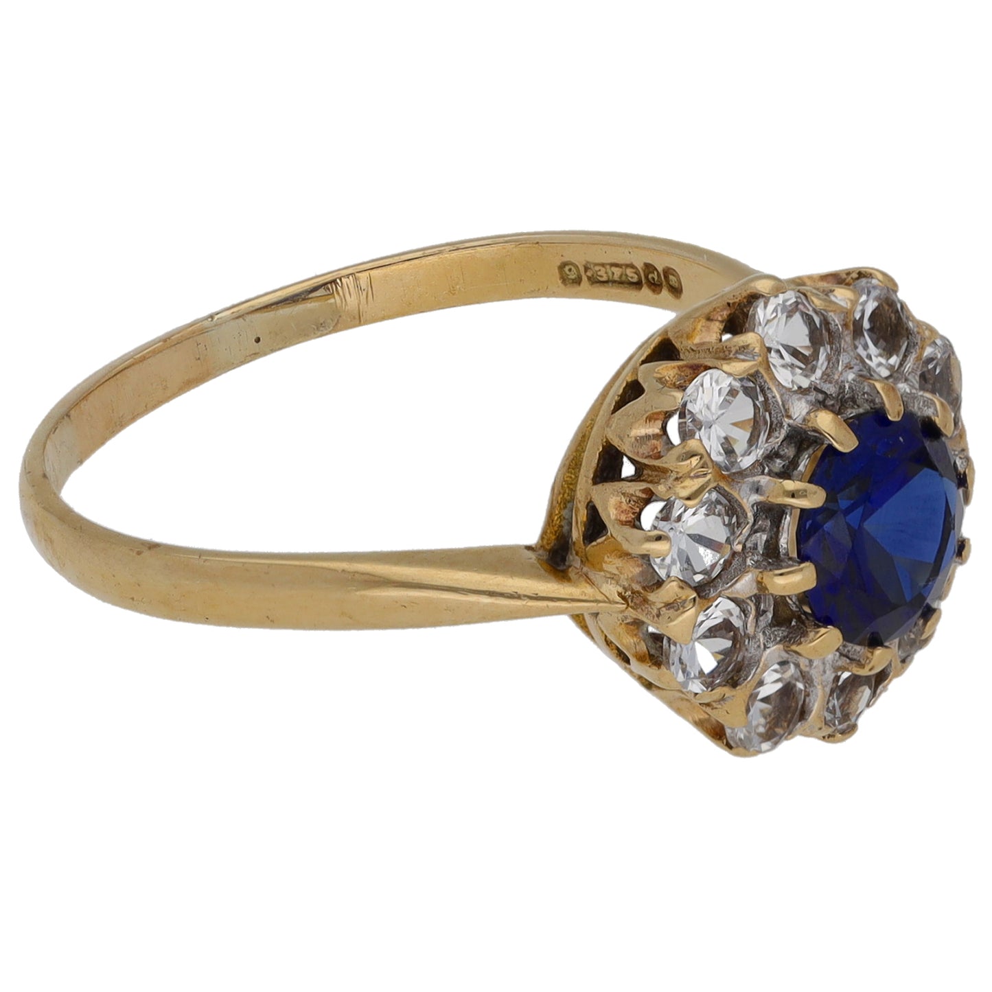 9ct Gold Imitation Dress/Cocktail Ring Size M