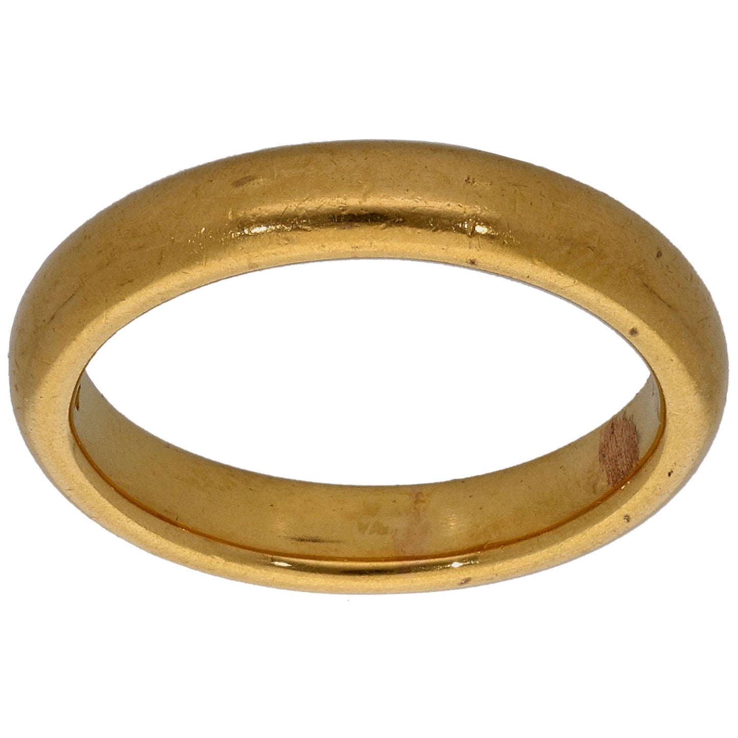 22ct Gold Plain Wedding Ring Size L