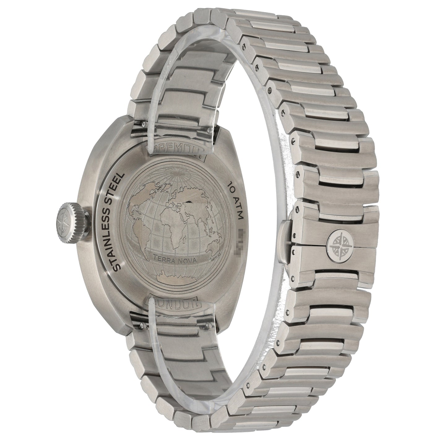 Bremont Terra Nova TN38-ND-SS-WH-B 38mm Stainless Steel Watch