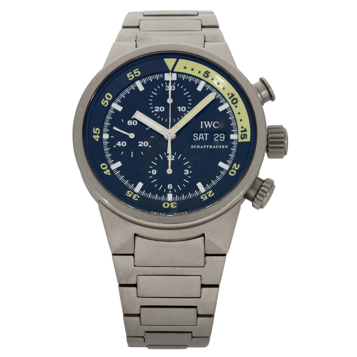 IWC Aquatimer Split Minute Chronograph IW372301 42mm Titanium Watch