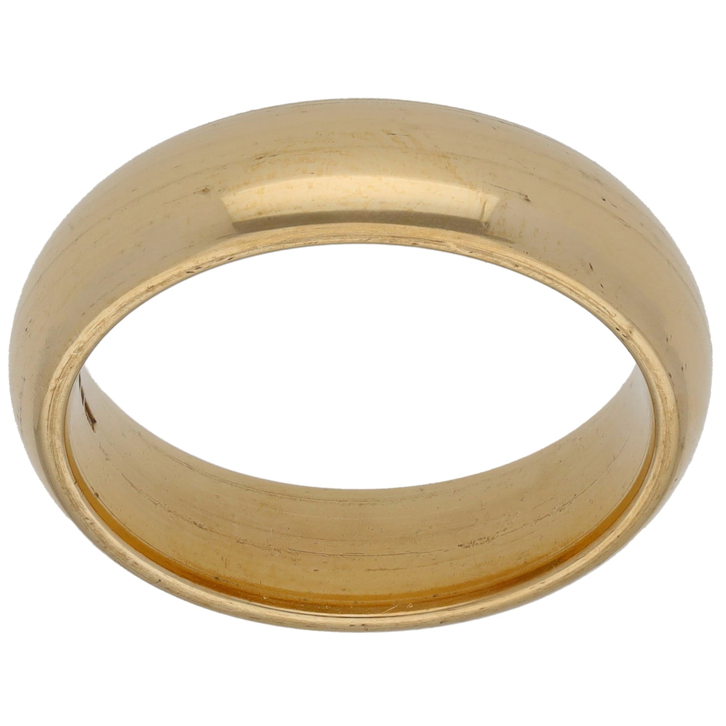 9ct Gold Plain Wedding Ring Size S