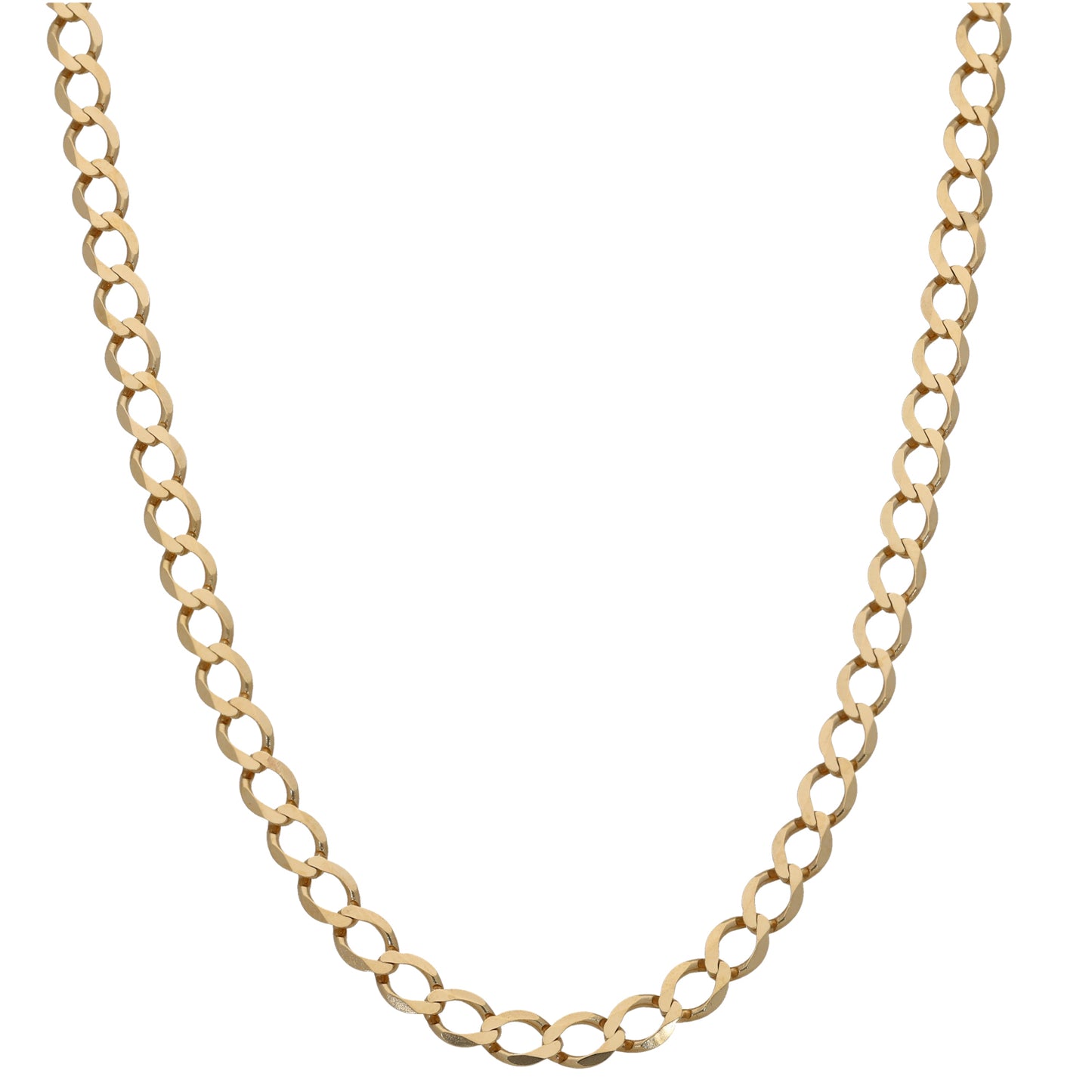 9ct Gold Curb Chain 20"