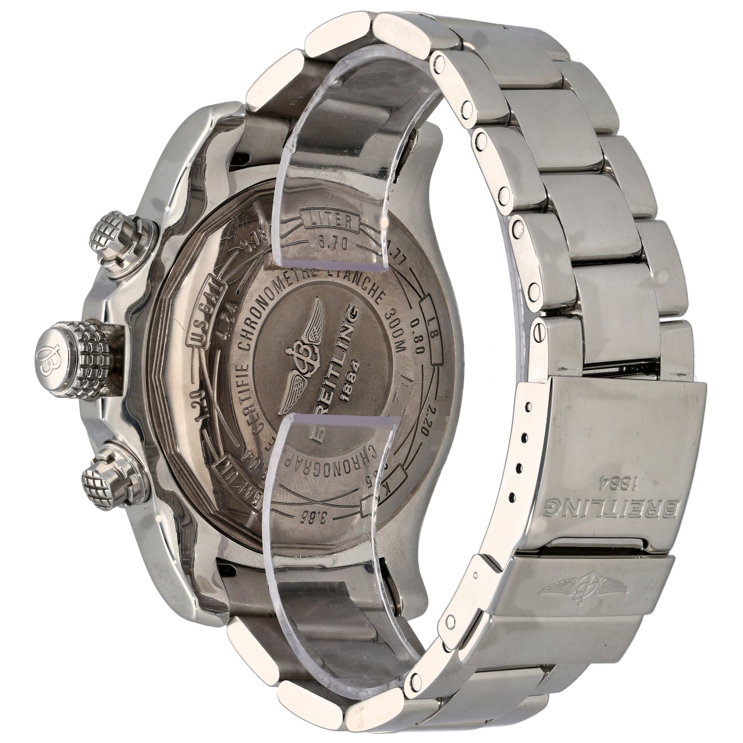 Breitling Super Avenger II A13371 48mm Stainless Steel Watch