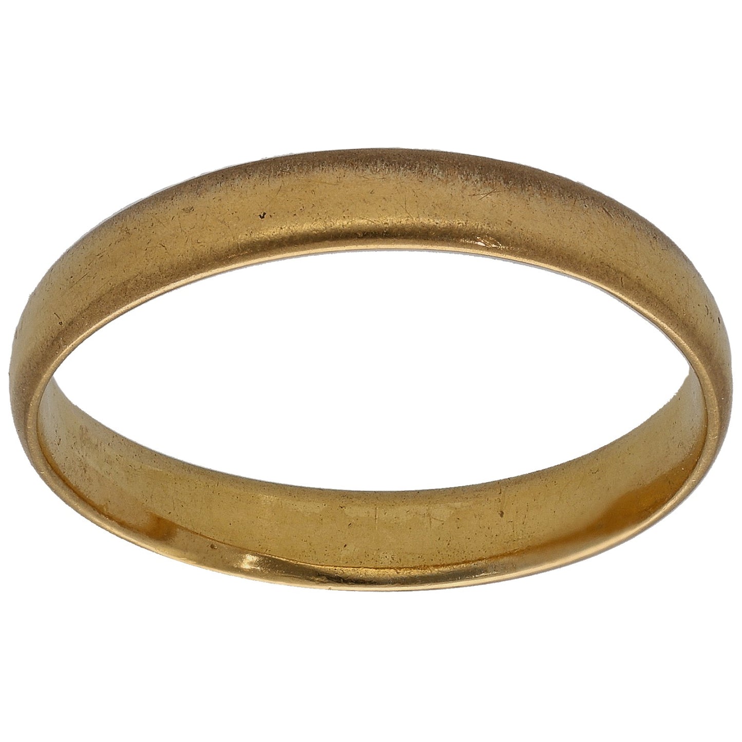 22ct Gold Plain Wedding Ring Size V