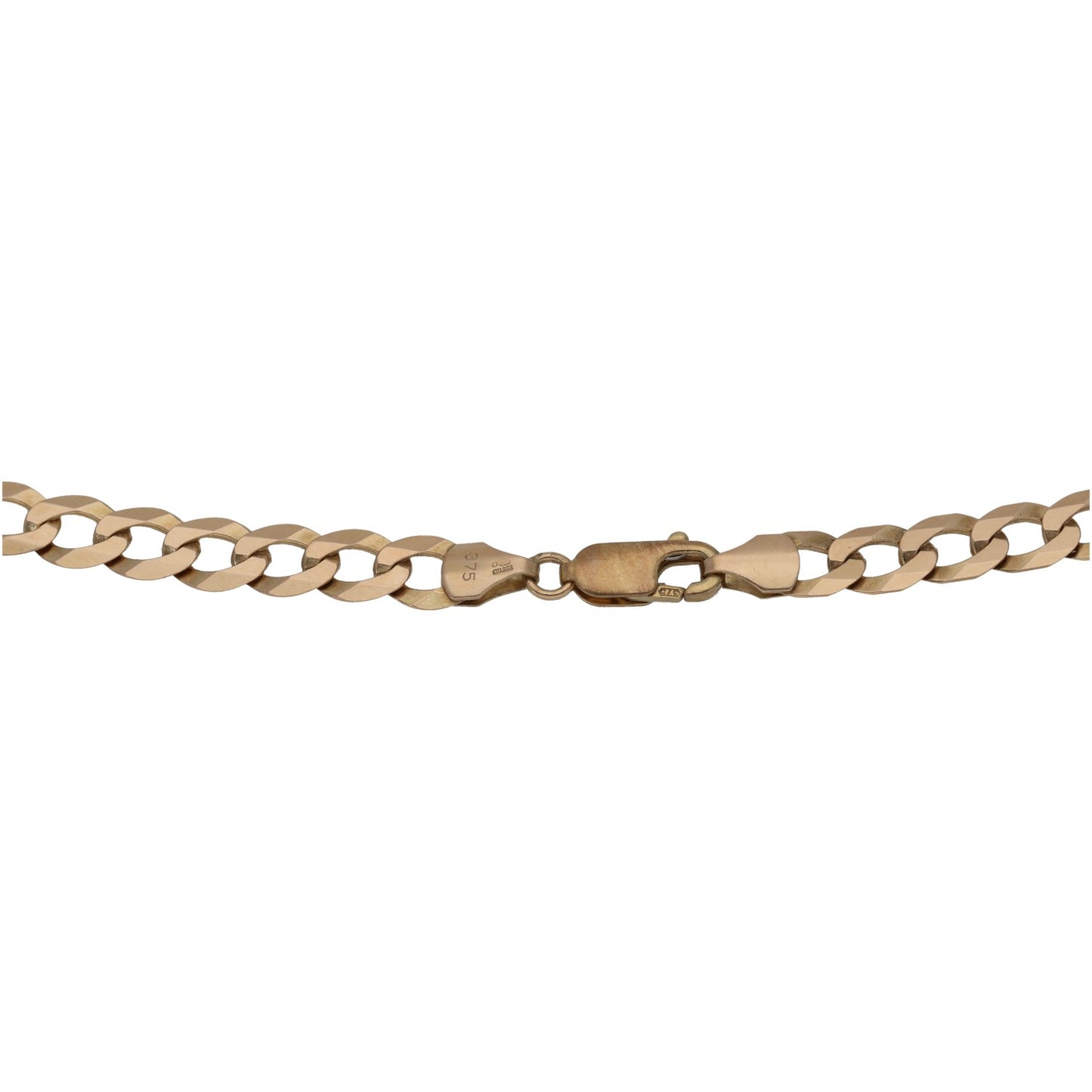 9ct Gold Curb Chain 20"