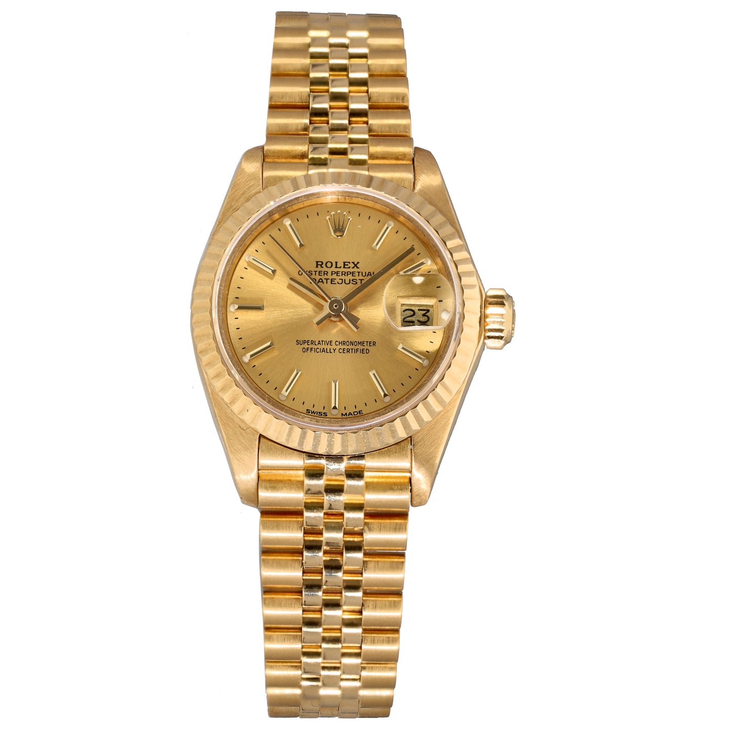 Rolex Lady Datejust 6917 26mm Gold Watch