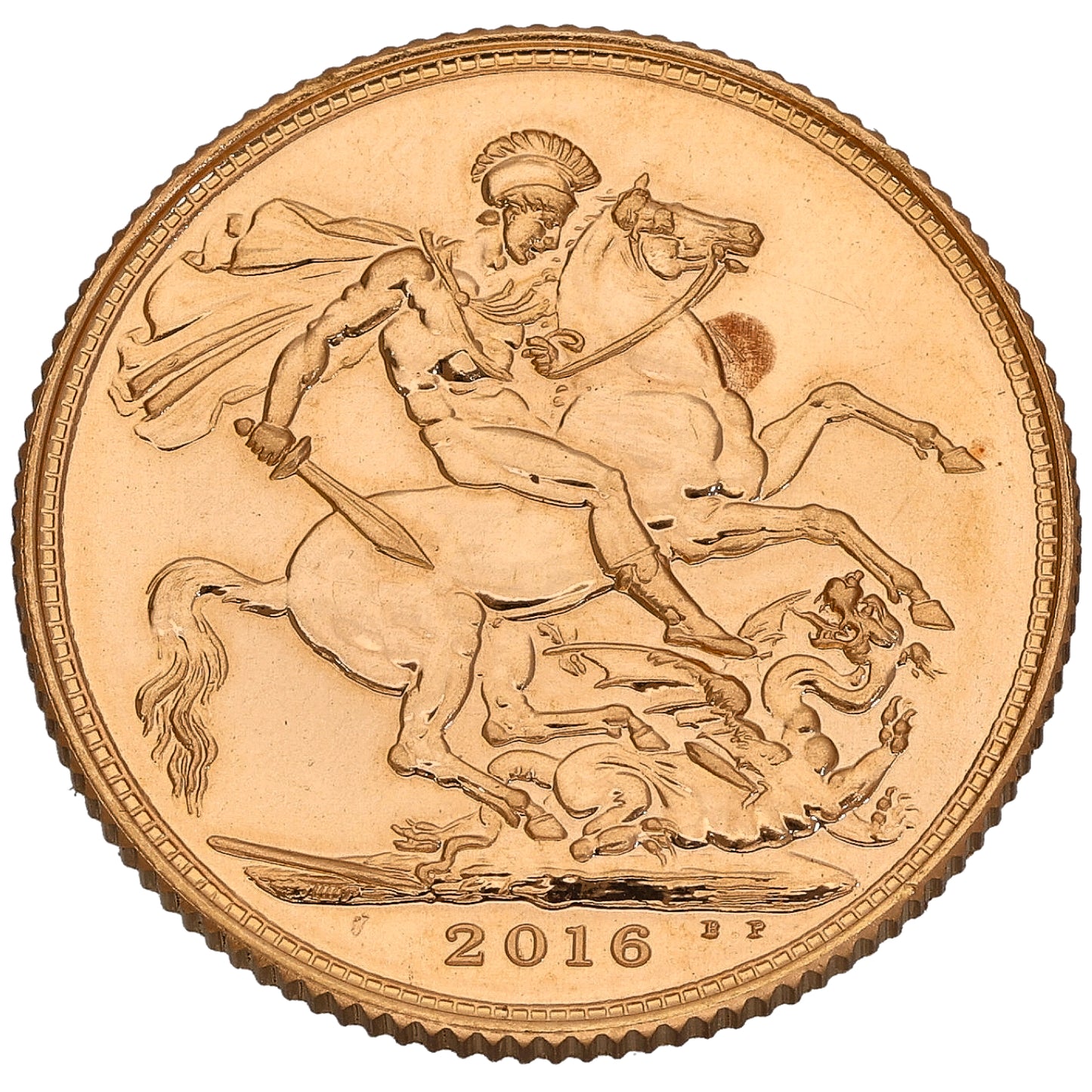 22ct Gold Queen Elizabeth II Full Sovereign Coin 2016