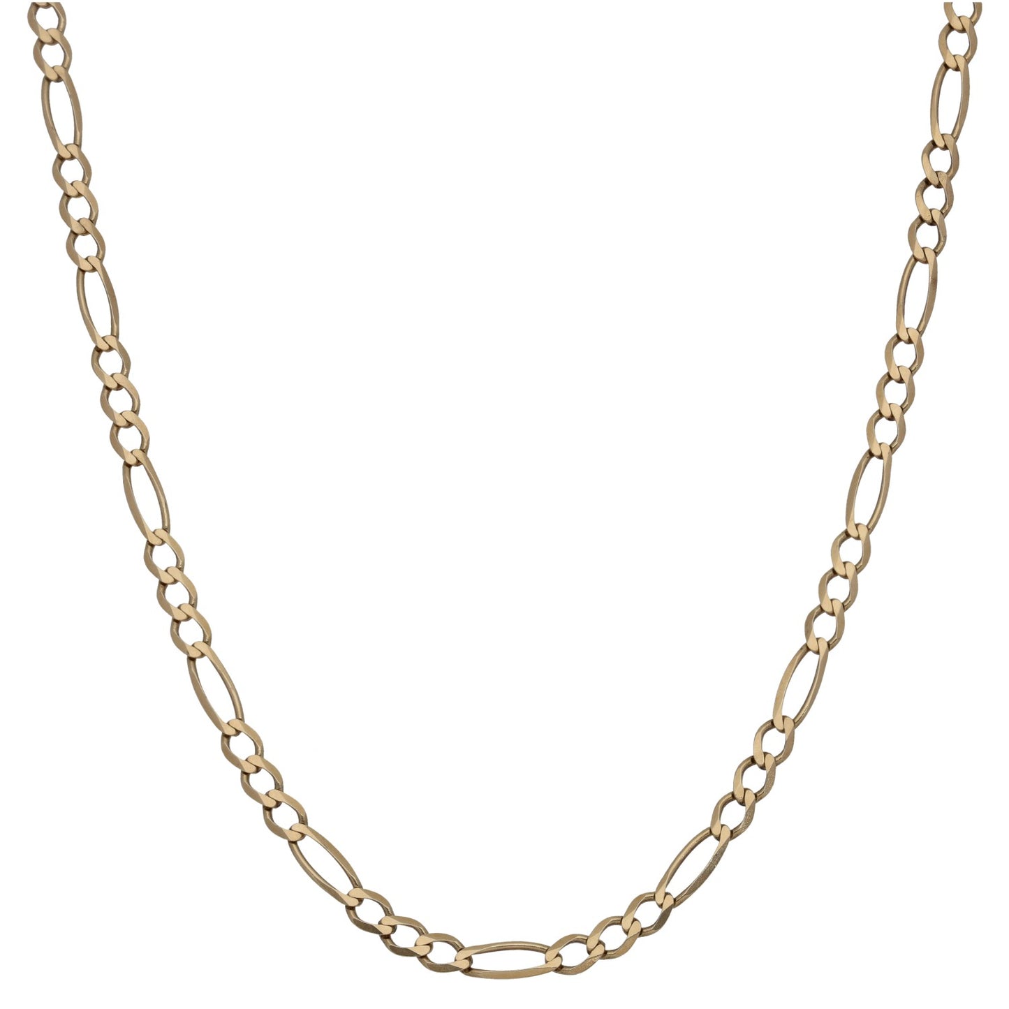 9ct Gold Figaro Chain 18"