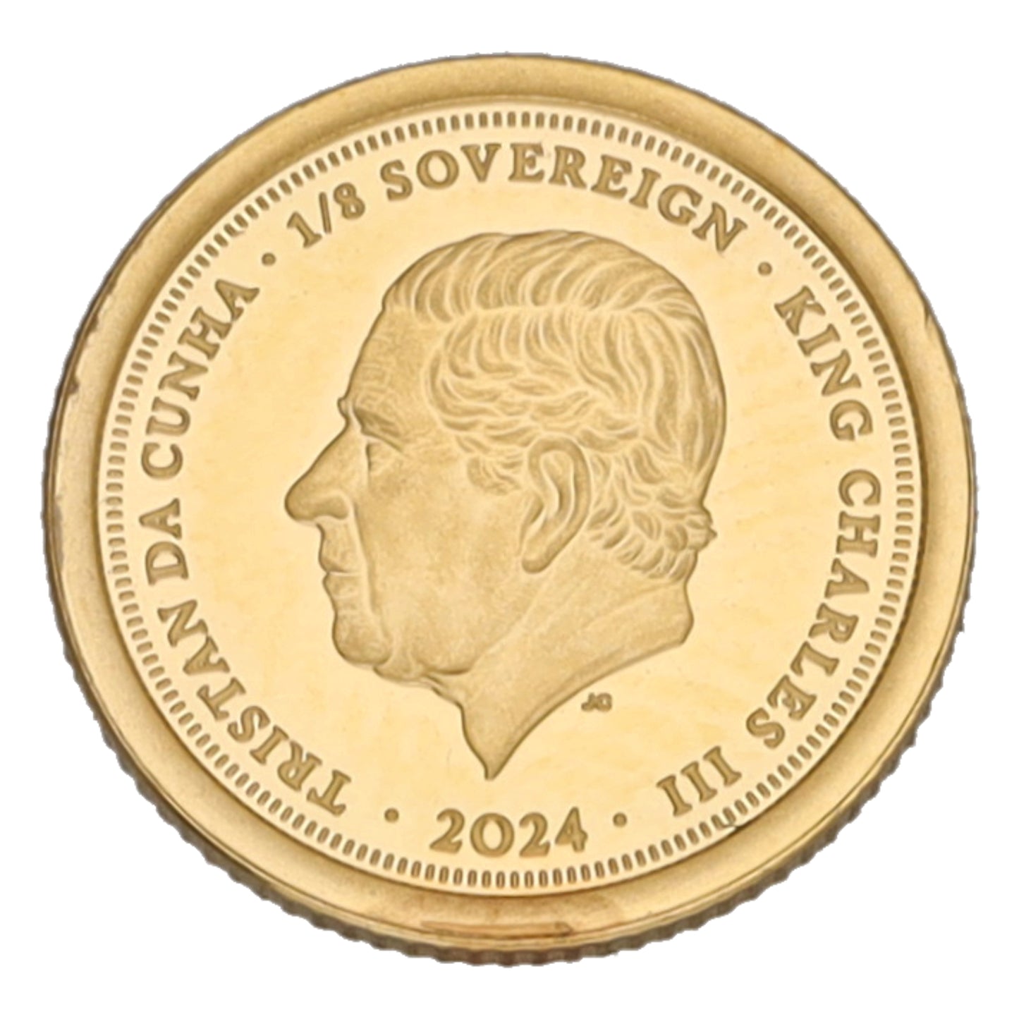 22ct Gold King Charles III Eighth Sovereign Coin 2024