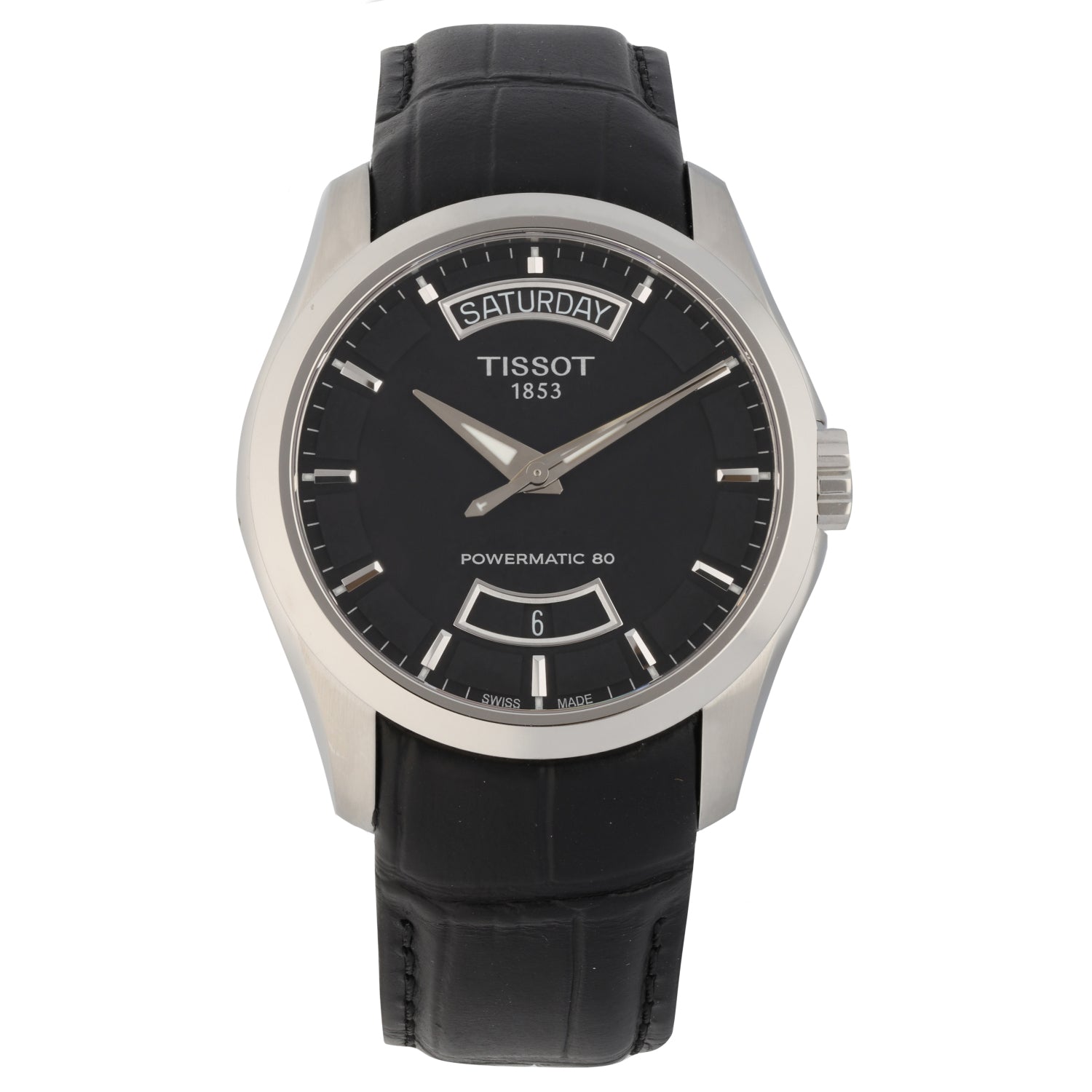 Tissot Couturier T035407 A 39mm Stainless Steel Watch H&T