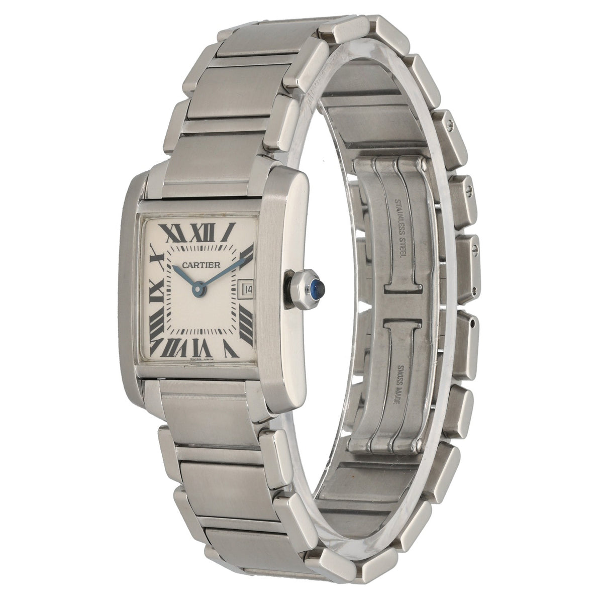 Cartier Tank Francaise W51011Q3 25mm Stainless Steel Watch