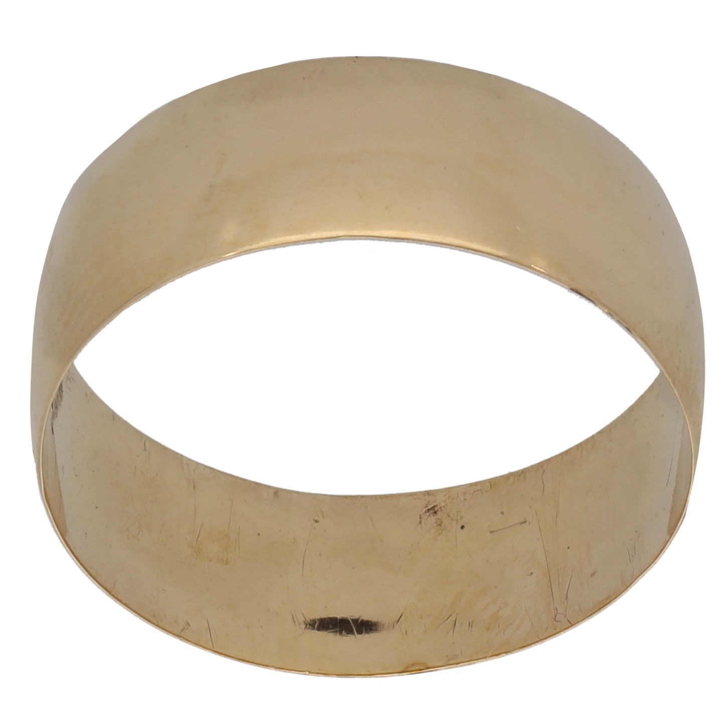 9ct Gold Plain Wedding Ring Size T
