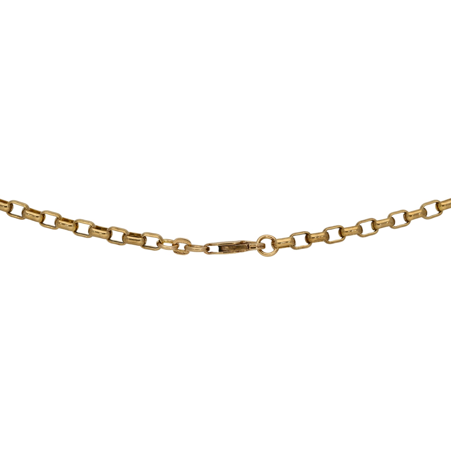 9ct Gold Belcher Chain 18"