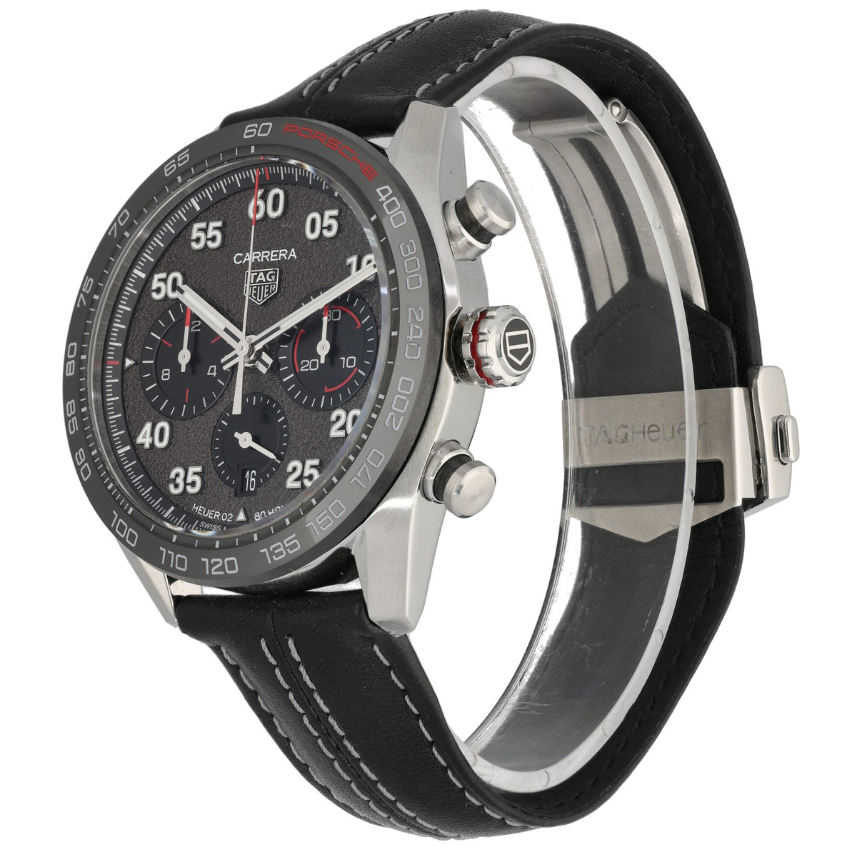 Tag Heuer Carrera X Porsche CBN2A1F 44mm Stainless Steel Watch
