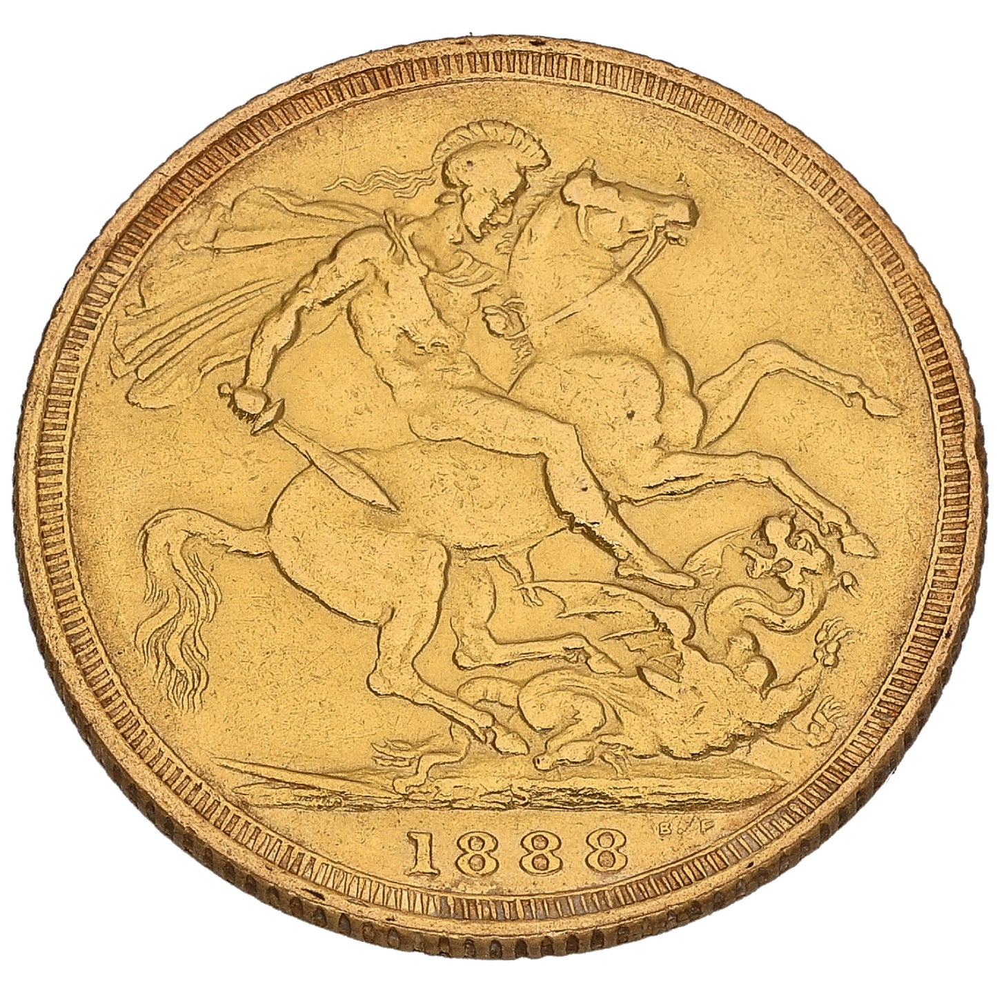 22ct Gold Queen Victoria Full Sovereign Coin 1888