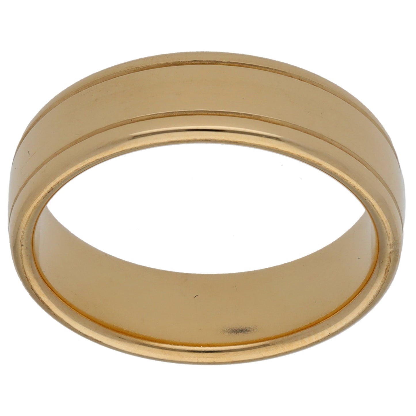 9ct Gold Plain Wedding Ring Size Q