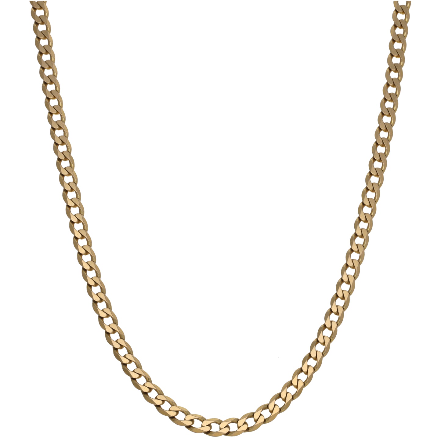 9ct Gold Curb Chain 20"