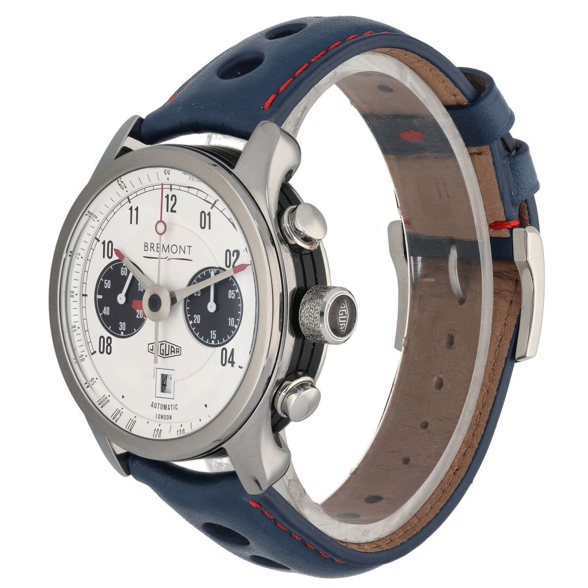Bremont Jaguar Mk II J-MKII-WH-R-S 42mm Stainless Steel Watch