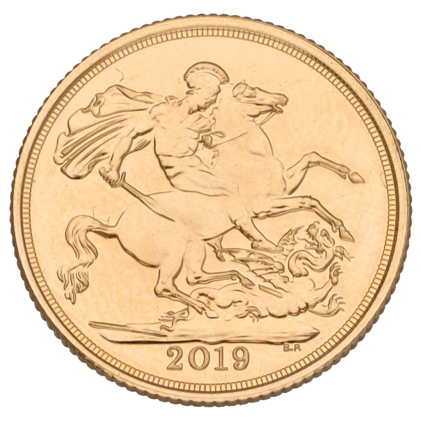 22ct Gold Queen Elizabeth II Full Sovereign Coin 2019