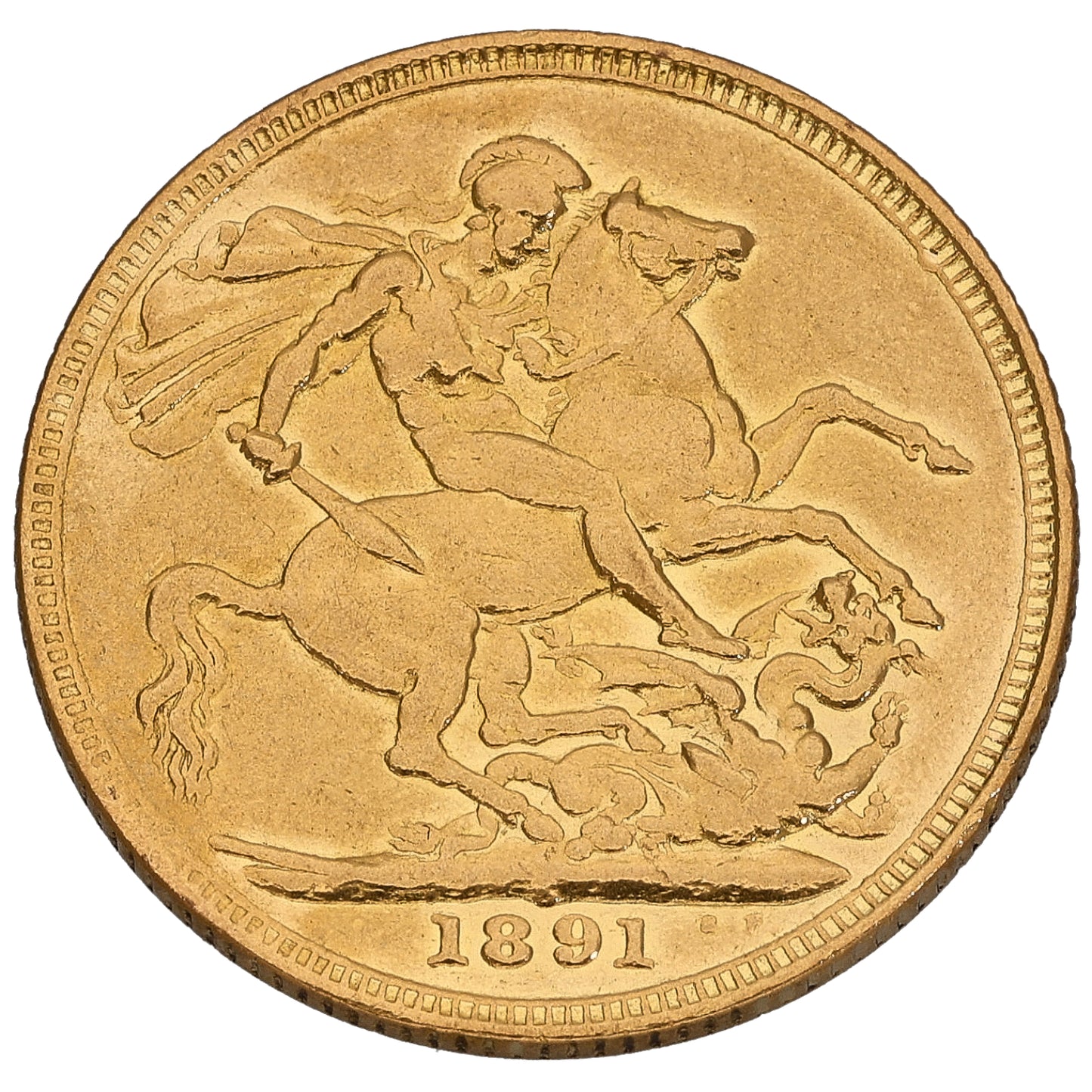 22ct Gold Queen Victoria Full Sovereign Coin 1891