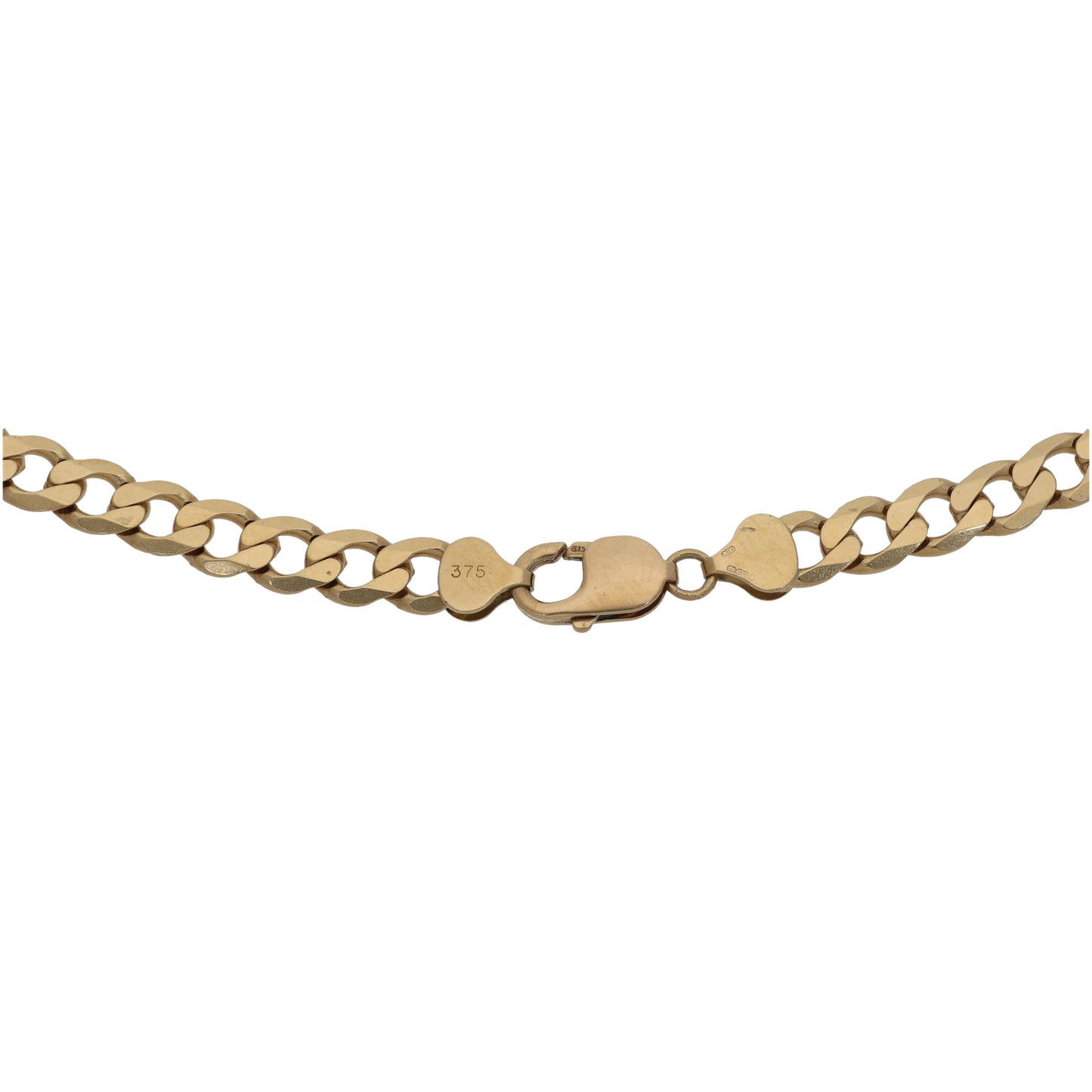 9ct Gold Curb Chain 28"