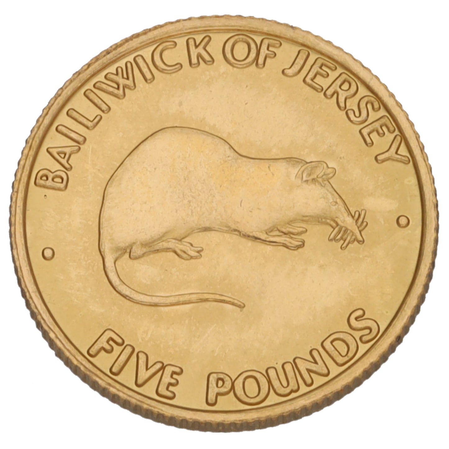 22ct Gold Queen Elizabeth II Silver Wedding Five Pounds Coin 1972
