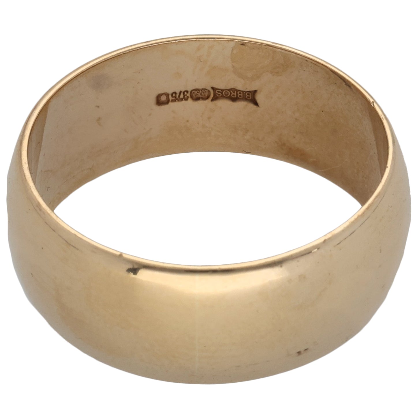 9ct Gold Plain Wedding Ring Size W