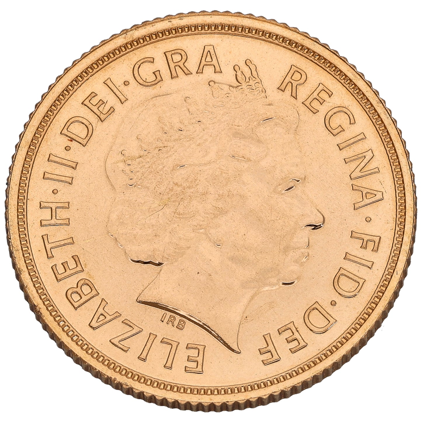 22ct Gold Queen Elizabeth II Full Sovereign Coin 2015