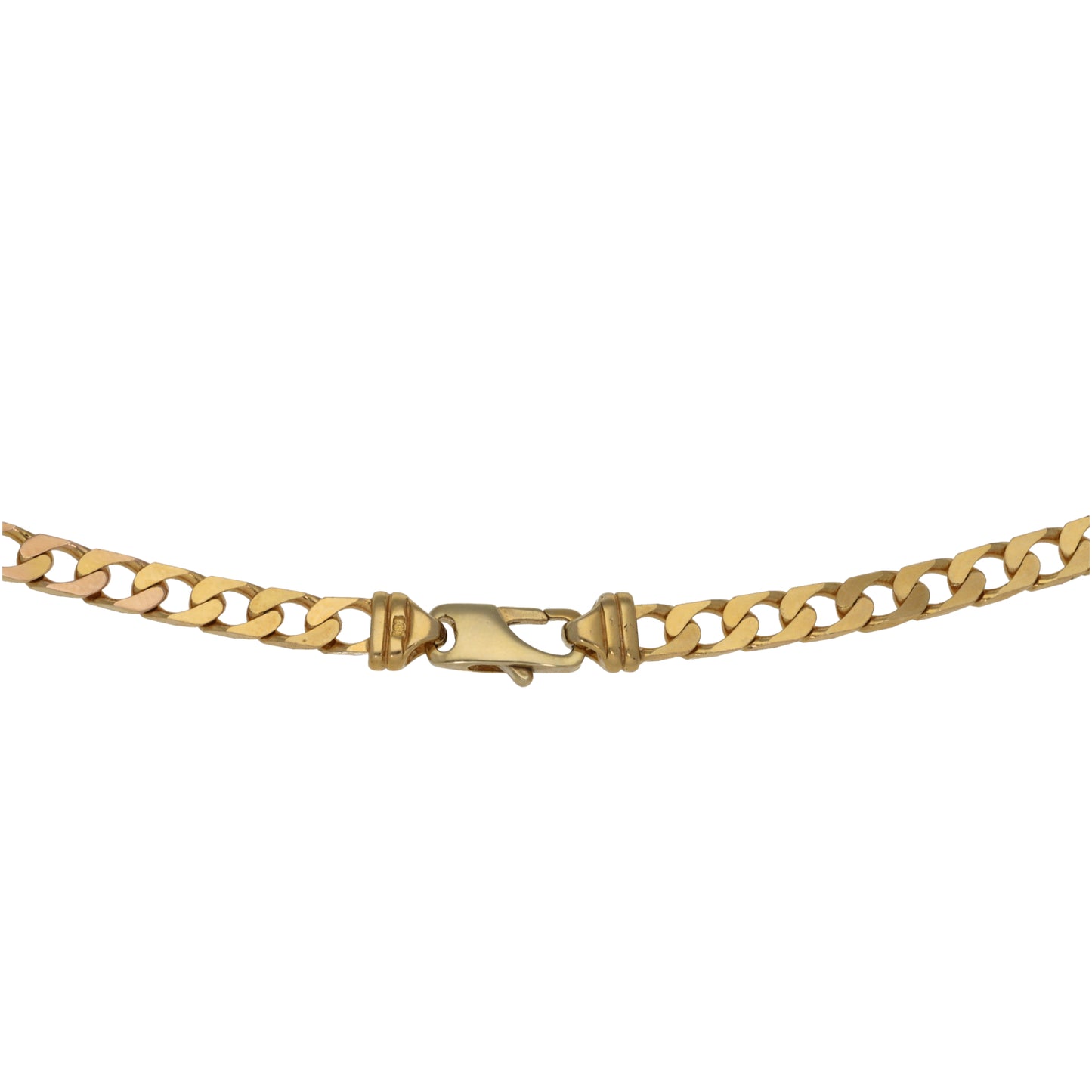 9ct Gold Curb Chain 18"