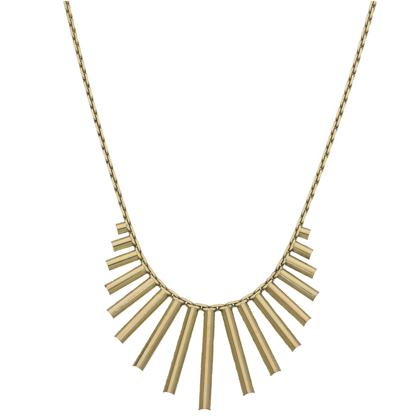 9ct Gold Fancy Necklace 16"