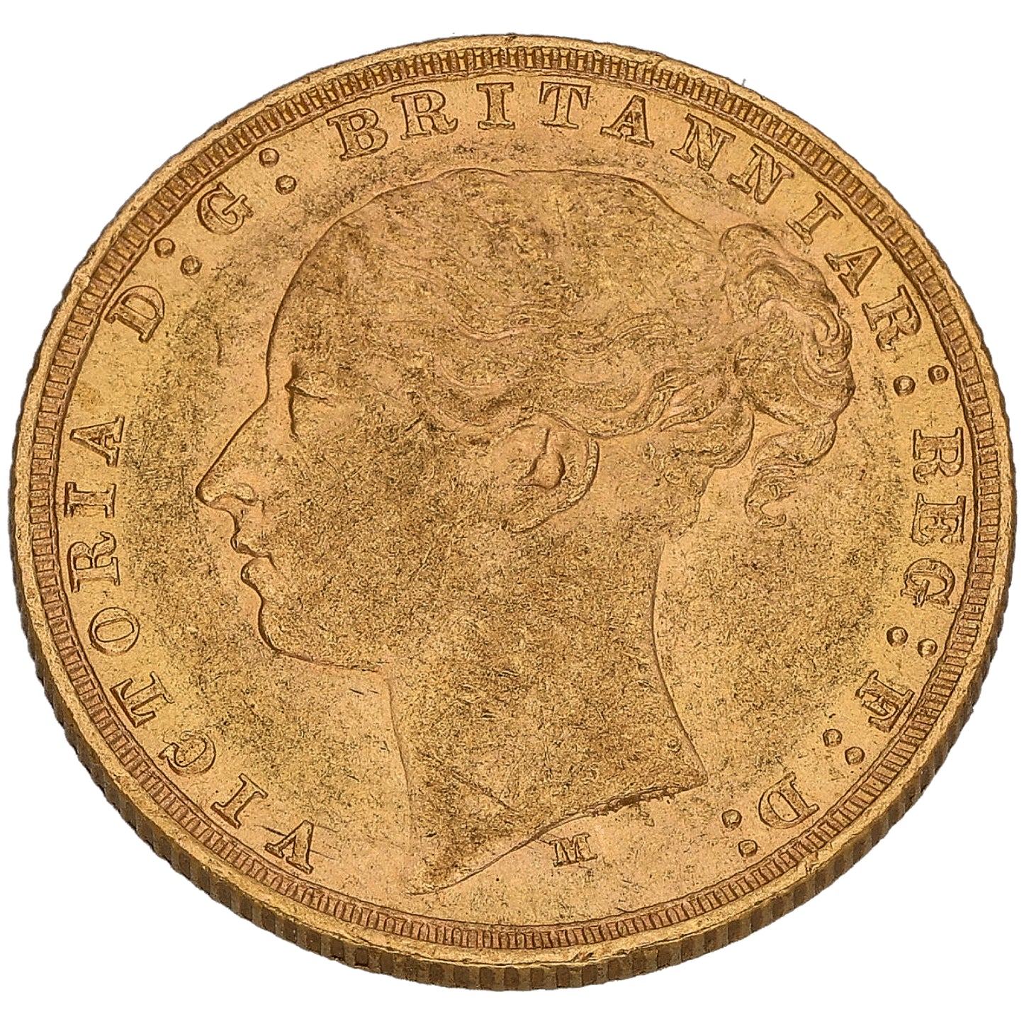 22ct Gold Queen Victoria Full Sovereign Coin 1879