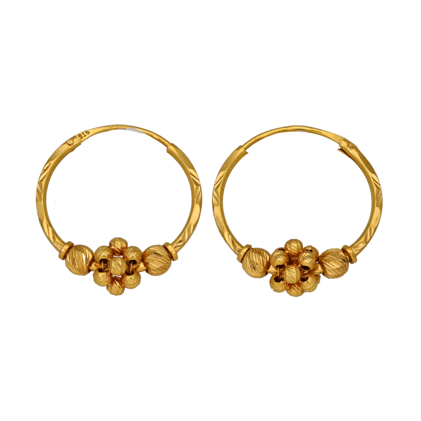 22ct Gold Hoop Earrings