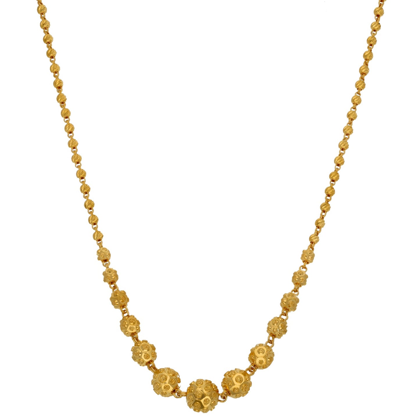 22ct Gold Cross Pendant With Chain