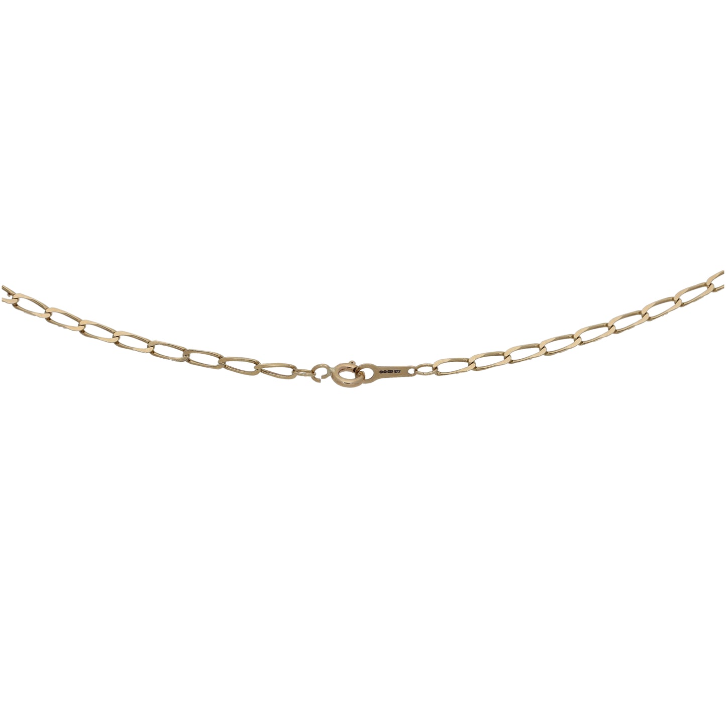 9ct Gold Curb Chain 26"