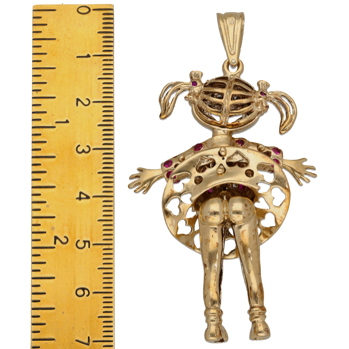 9ct Gold Imitation Dolly Pendant