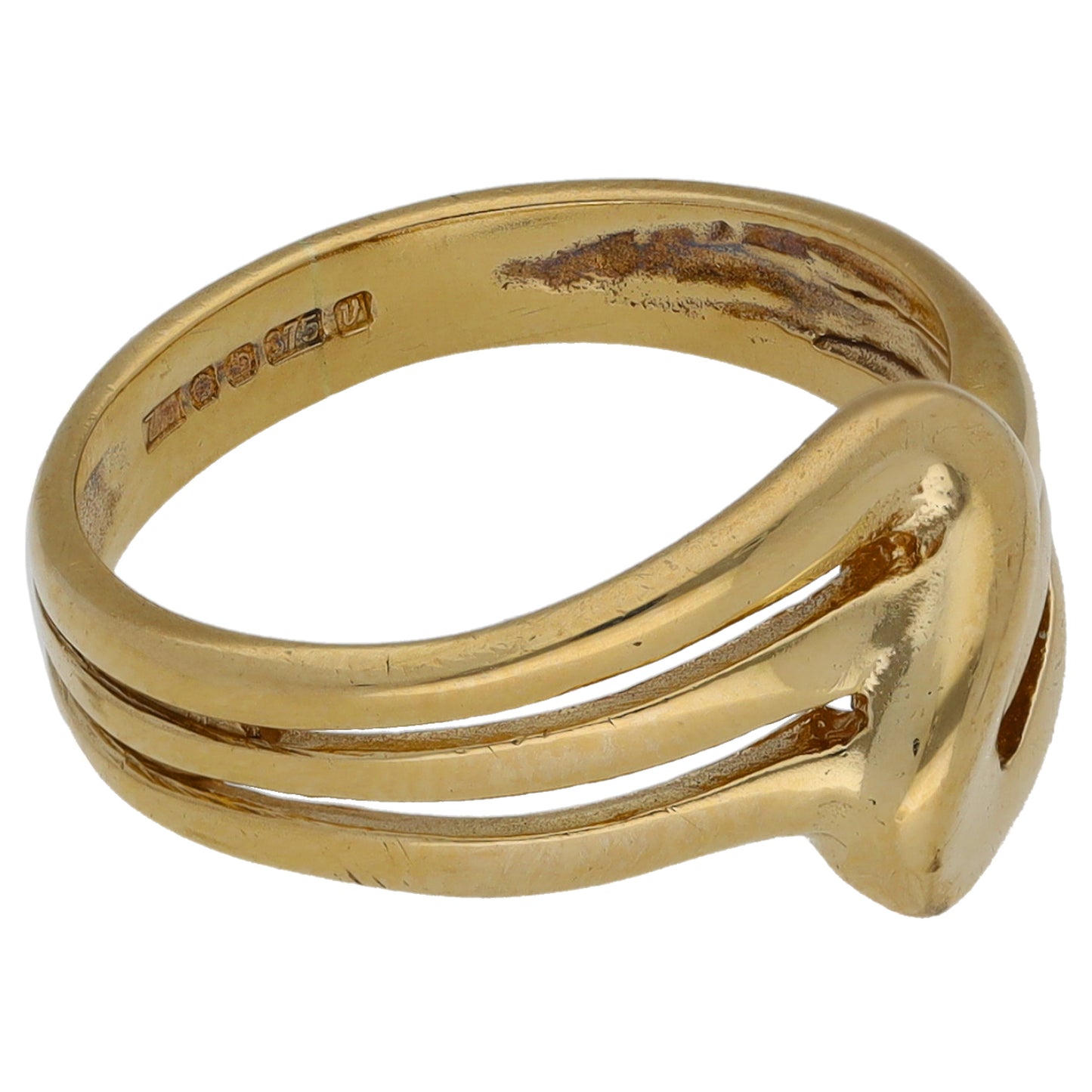 9ct Gold Alternative Ring Size K