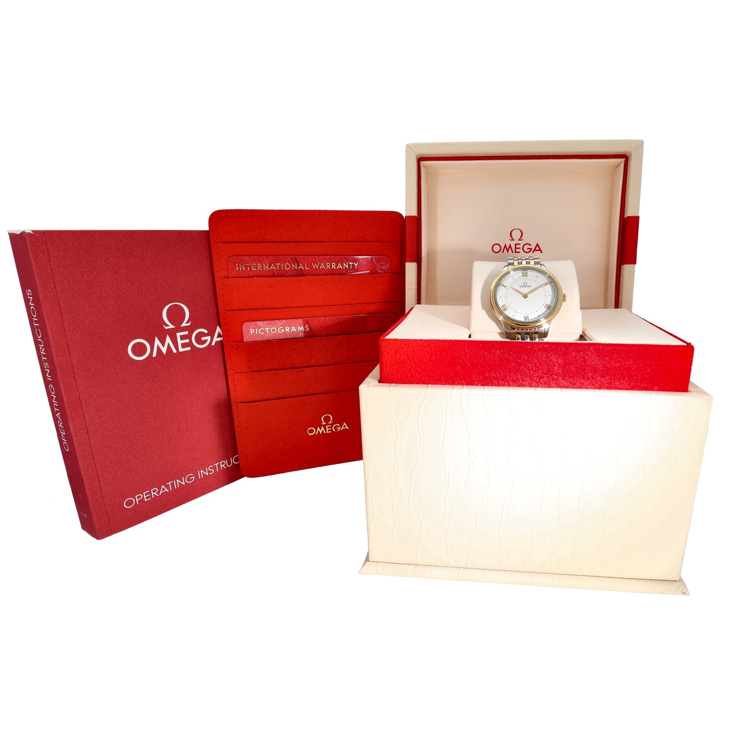 Omega De Ville Prestige 434.20.30.60.02.002 30mm Bi-Colour Watch