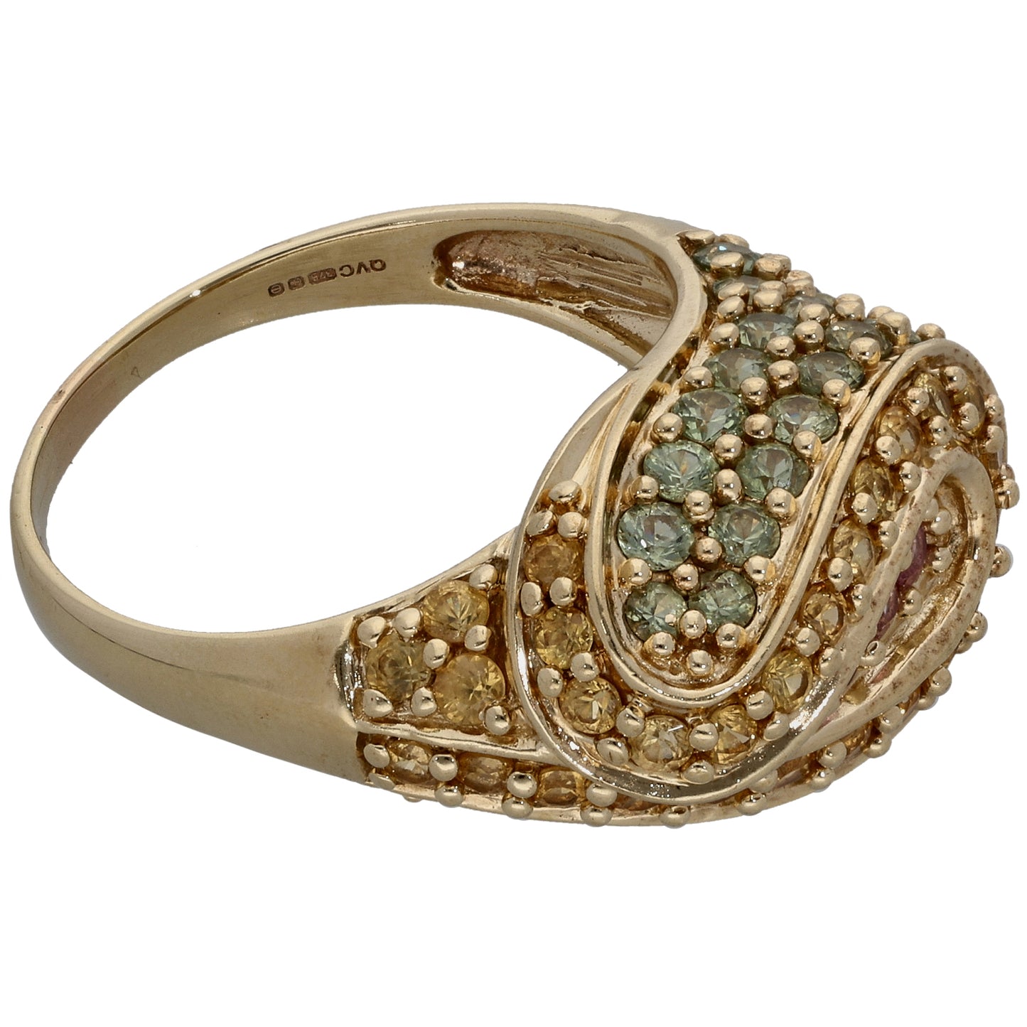 9ct Gold Sapphire Dress/Cocktail Ring Size R