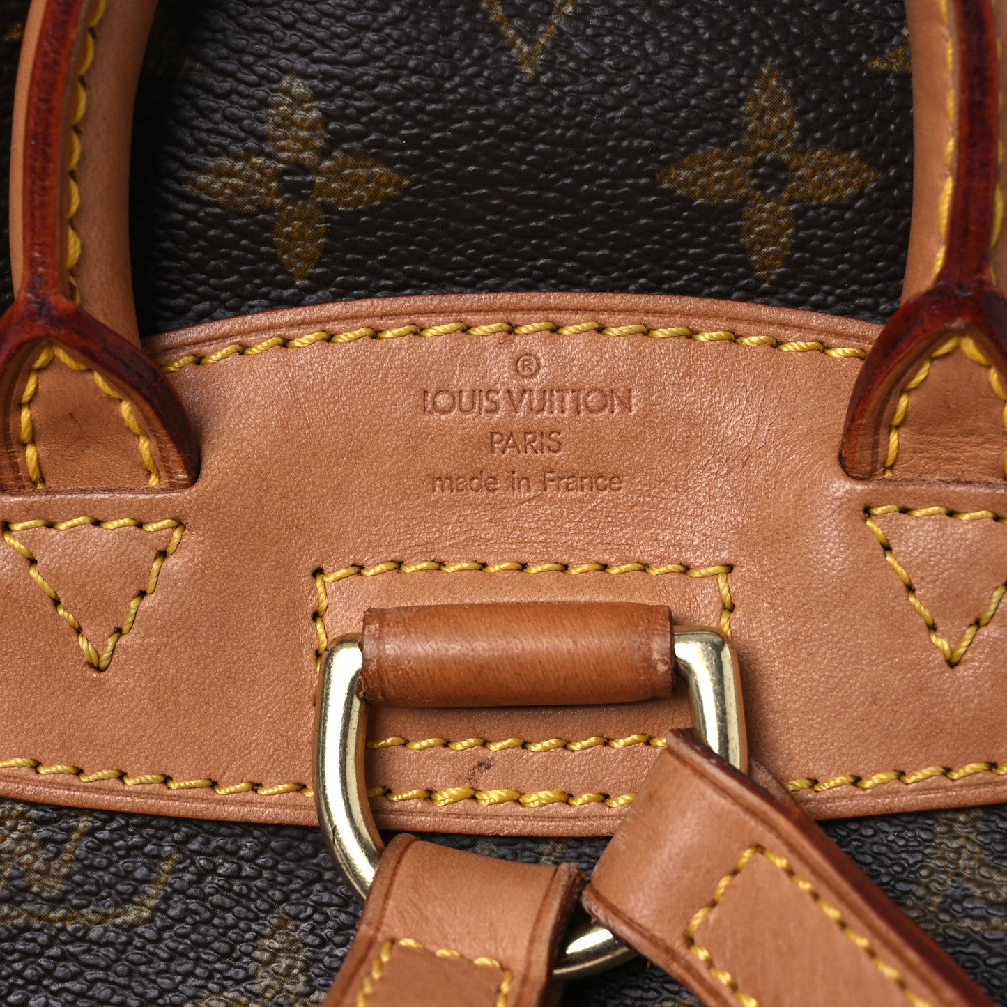 Louis Vuitton Montsouris Backpack Monogram Coated Canvas Bag - Brown