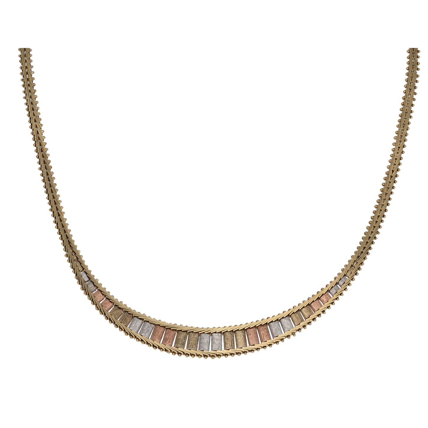 9ct Tri-Colour Gold Other Chain 16"